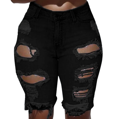 Jeansshorts Dam Plus Size