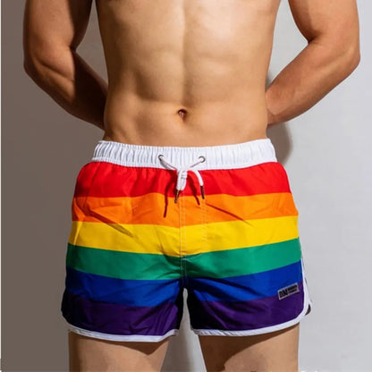 Rainbow Swimwear Men Swim Shorts