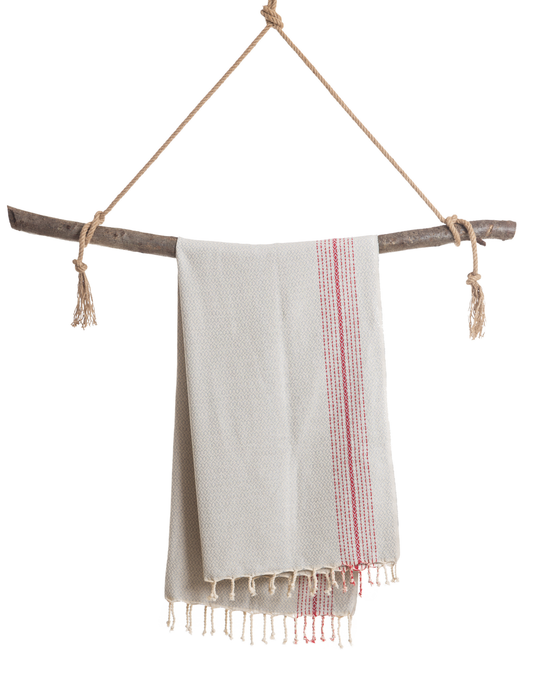 AMADA Turkish Hammam Towel - Grey-1