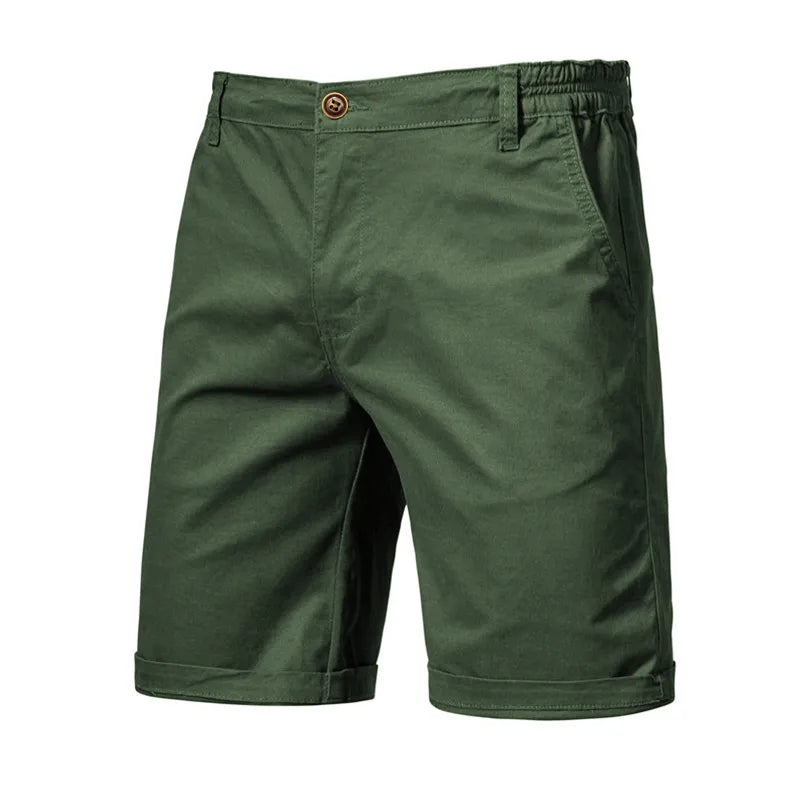 2021 New Summer 100% Cotton Solid Shorts