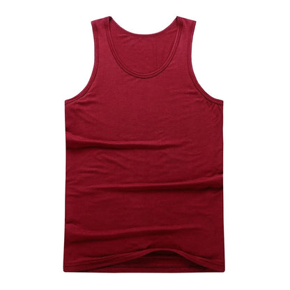 Men's Large Size High-Stretch Sleeveless Tops