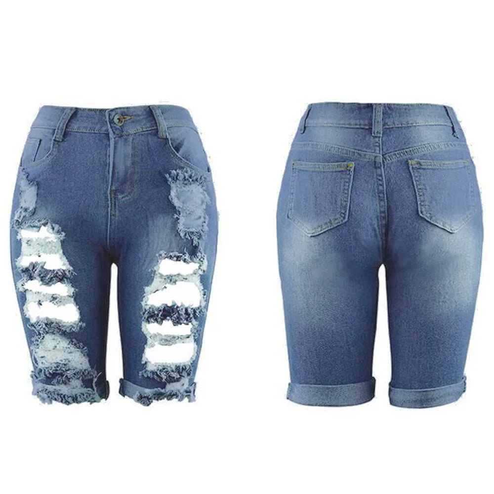 Jeansshorts Dam Plus Size