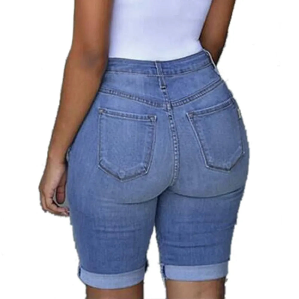 Jeansshorts Dam Plus Size