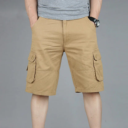 Cargo Shorts Men Summer Casual Mulit-Pocket Shorts