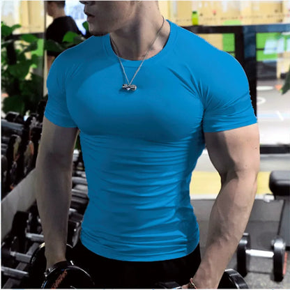 Men Casual Soild White T Shirts Summer