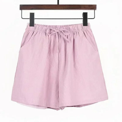 Cotton Linen Shorts Women's Sport Shorts