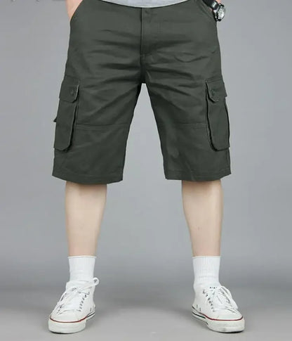 Cargo Shorts Men Summer Casual Mulit-Pocket Shorts