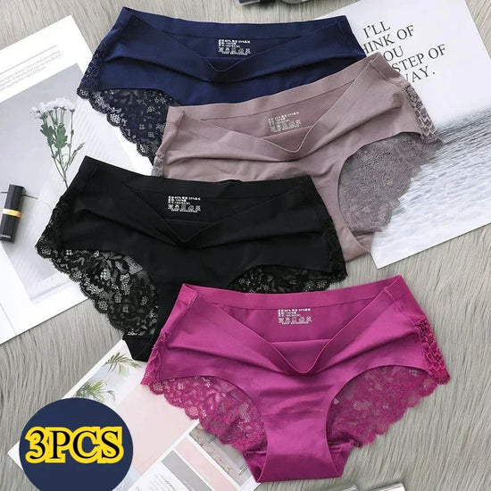 Lace Comfort Briefs Set