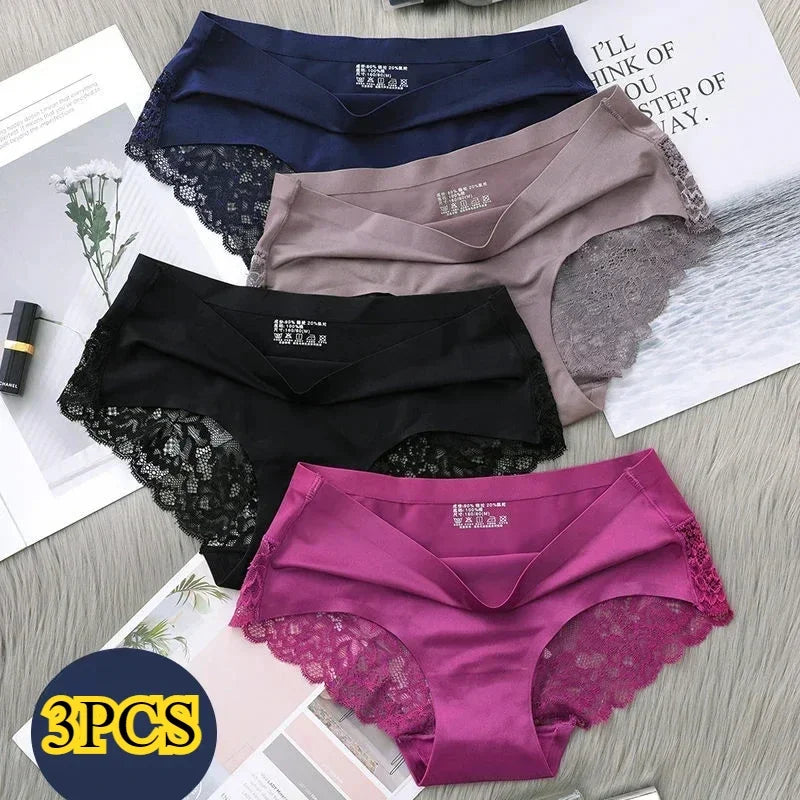 Lace Comfort Briefs Set