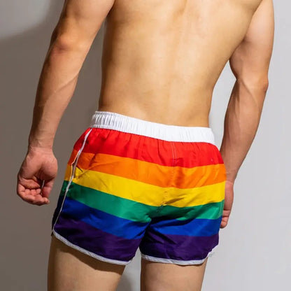 Rainbow Swimwear Men Swim Shorts