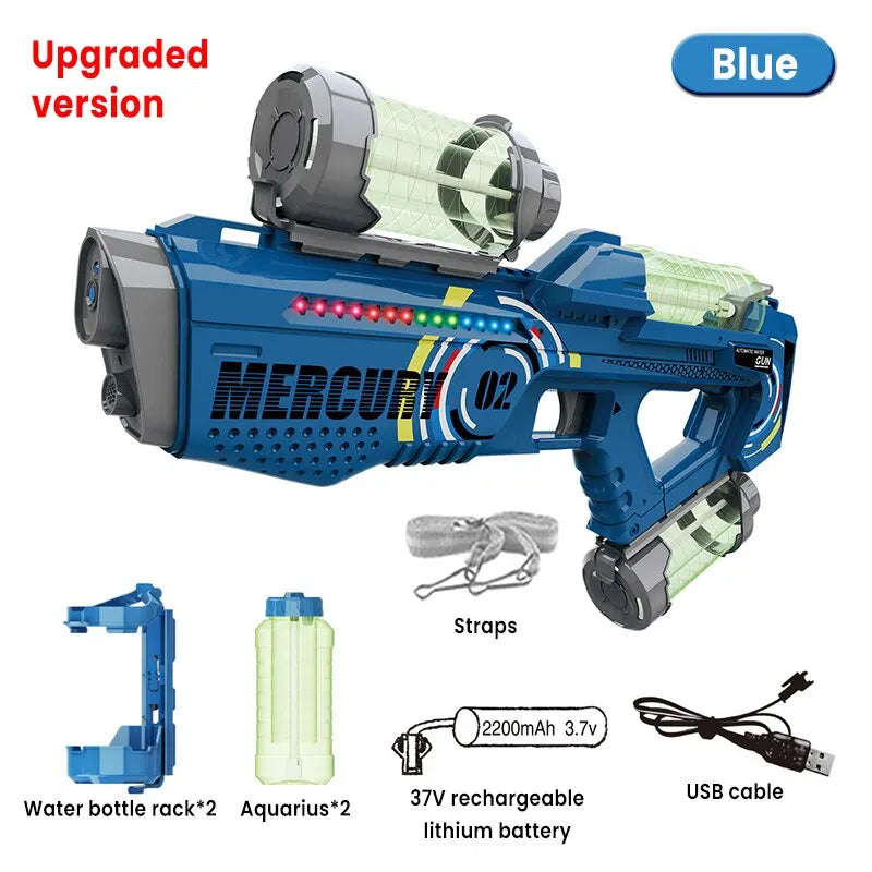 Fully Automatic Luminous Water Blaster Gun，Electric