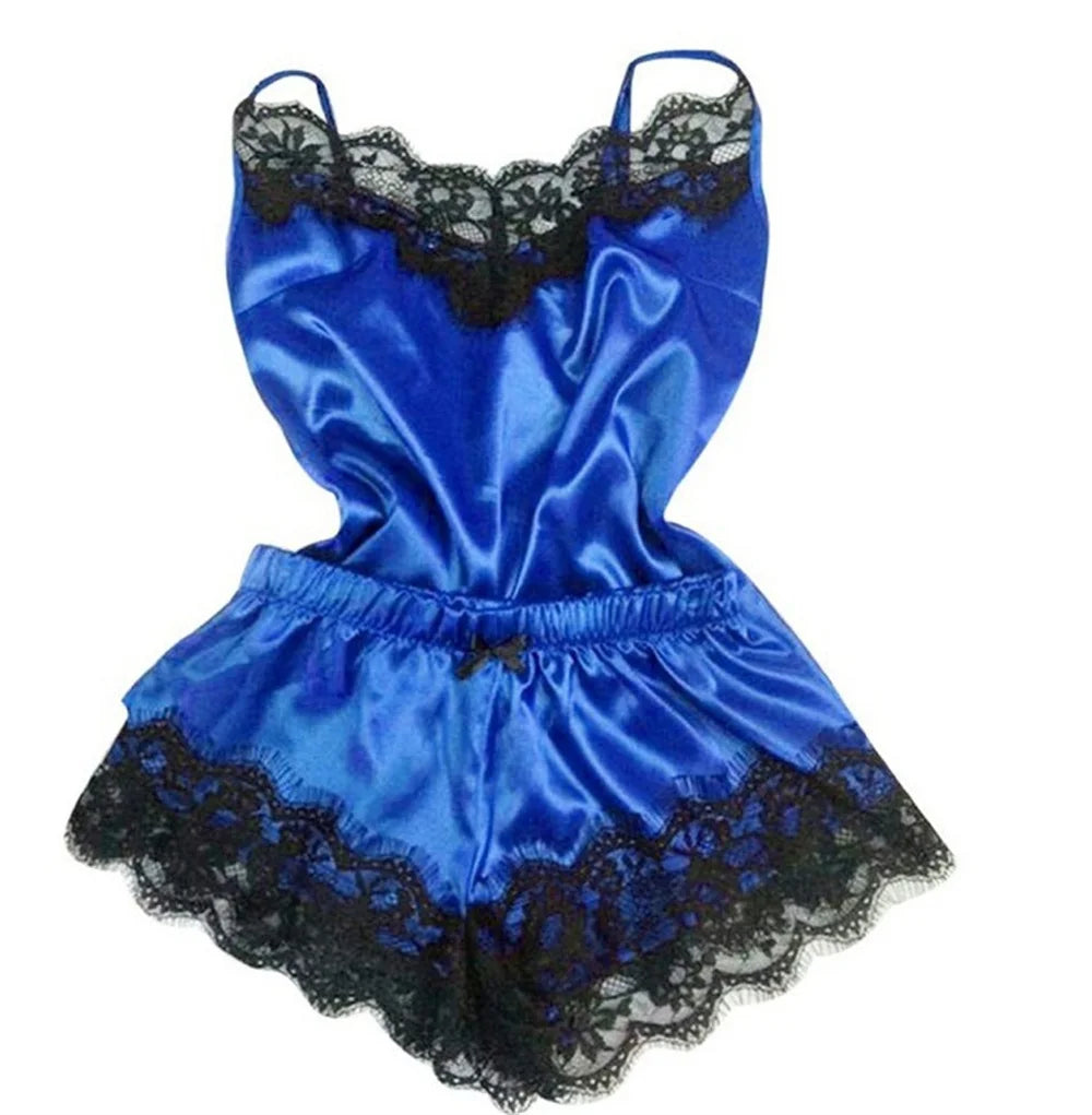 LuxeDream Satin Sleepwear Set