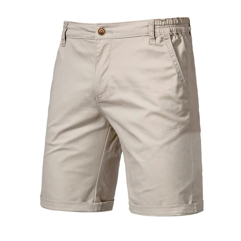 2021 New Summer 100% Cotton Solid Shorts