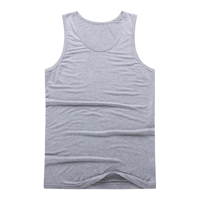 Men's Large Size High-Stretch Sleeveless Tops