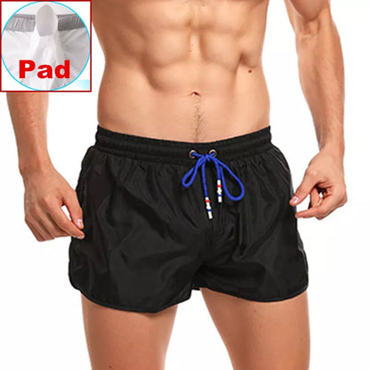 Push Up Pad Mens Swim Shorts Swimming Trunks