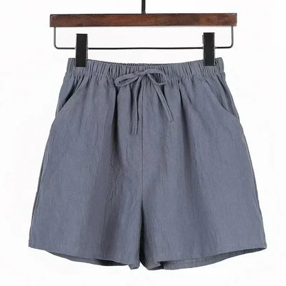 Cotton Linen Shorts Women's Sport Shorts