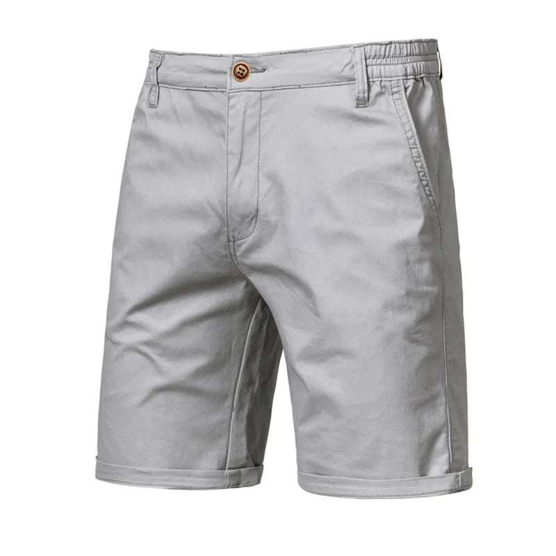 2021 New Summer 100% Cotton Solid Shorts