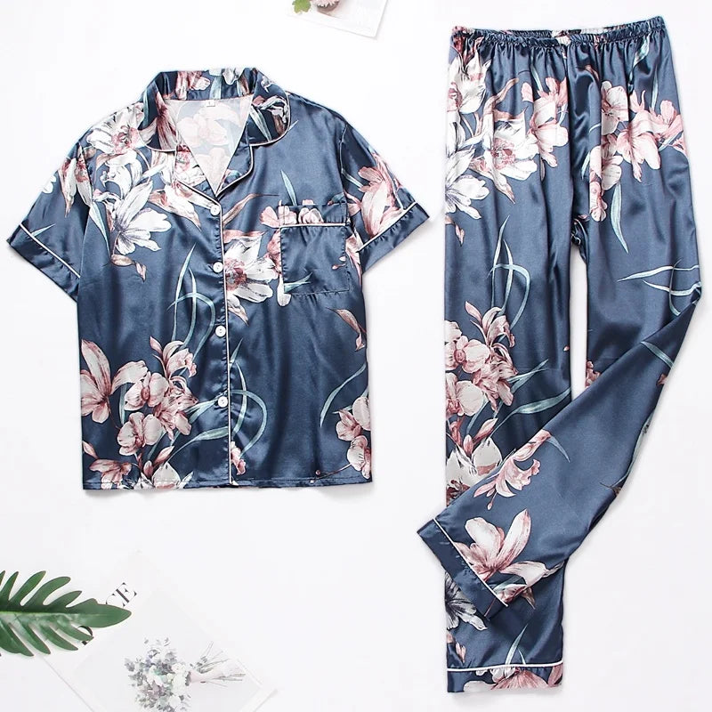 ChicDreams Women's Short Sleeve Pyjama Set