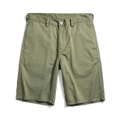 SauceZhan  Men Short Chino Pants Navy Shorts