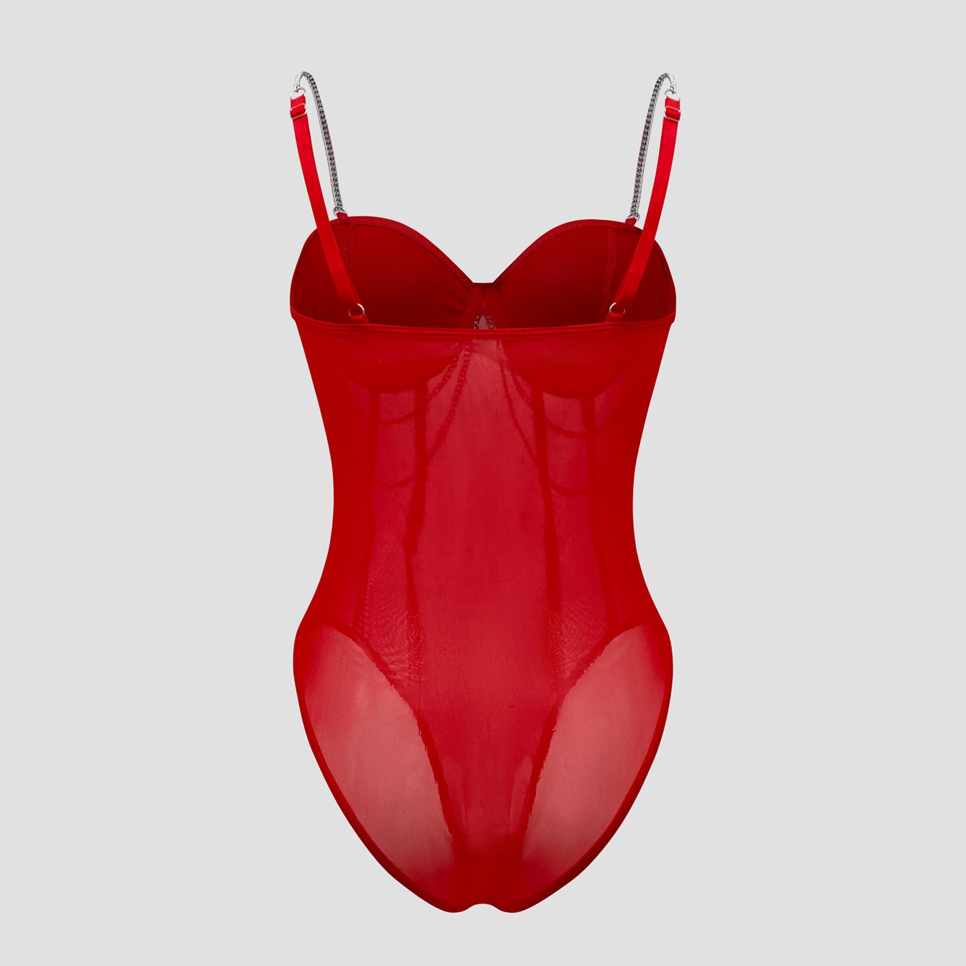 Sheer Chain Mesh Jumpsuit by BYMANYC
