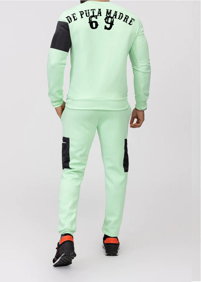 Men's Tracksuit Crew Neck and Pants By