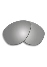 Grå spegelglaslinser för Wolt Aviator solglasögon med klickmekanism.