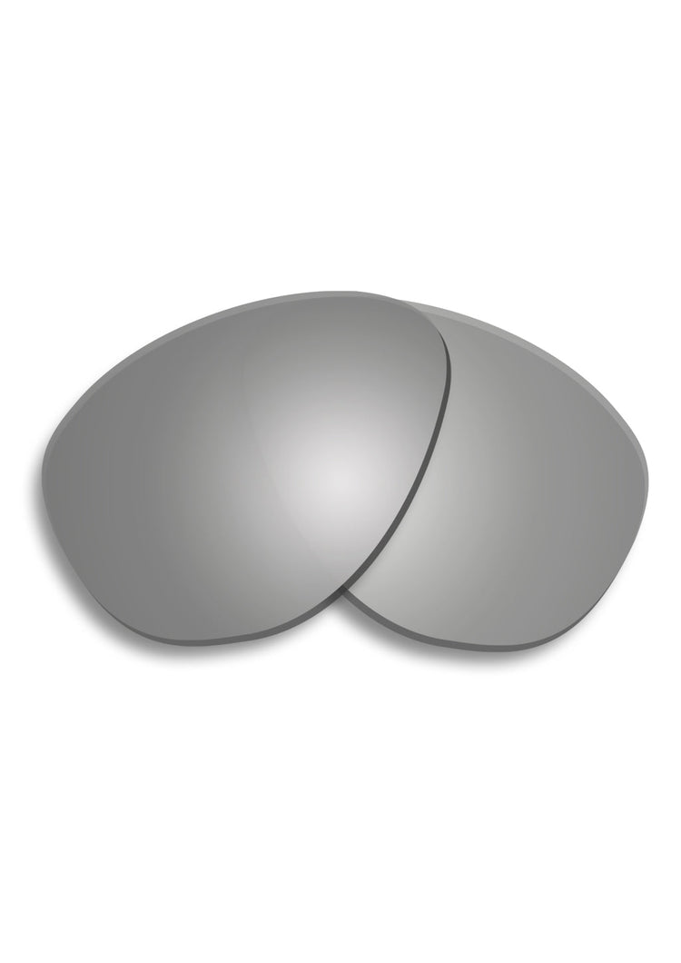 Grå spegelglaslinser för Wolt Aviator solglasögon med klickmekanism.
