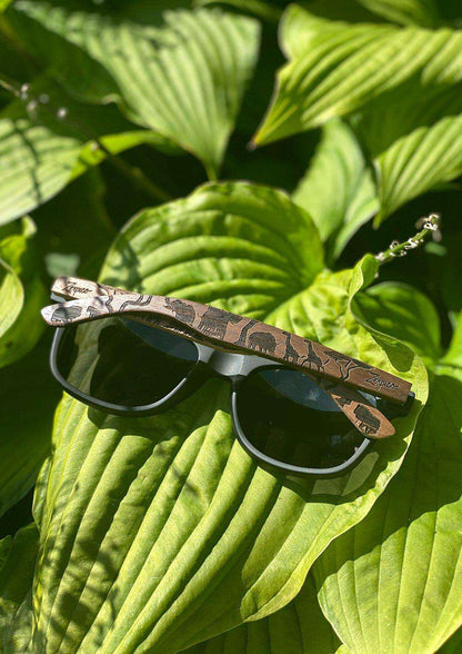 Eyewood | Engraved Wooden Sunglasses - Safari