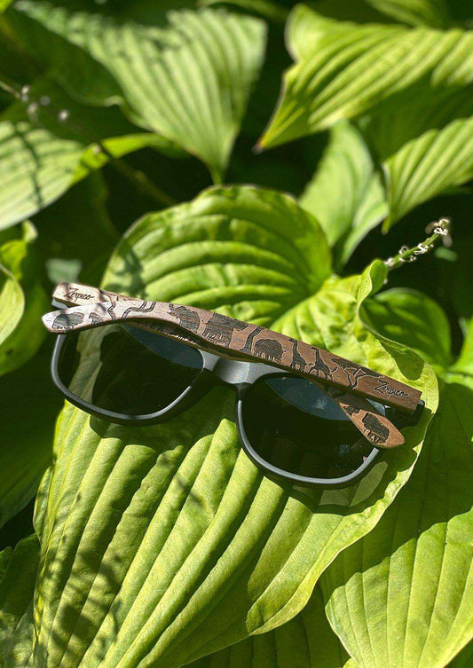 Eyewood | Engraved Wooden Sunglasses - Safari