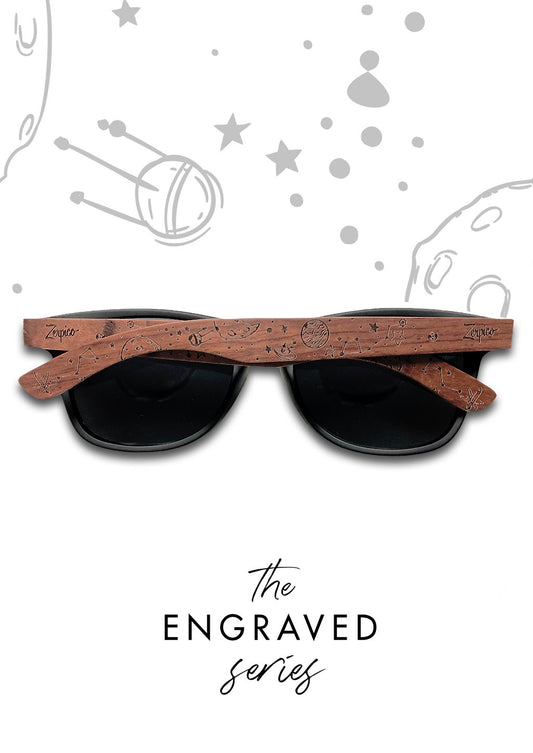 Eyewood | Graverade träsolglasögon - Starlight