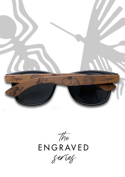 Eyewood | Graverade träsolglasögon - Native