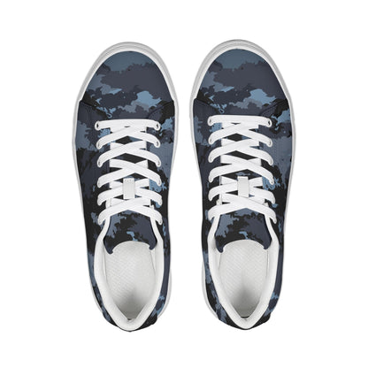 Men's Coast Camo Low Top Faux Leather Sneaker